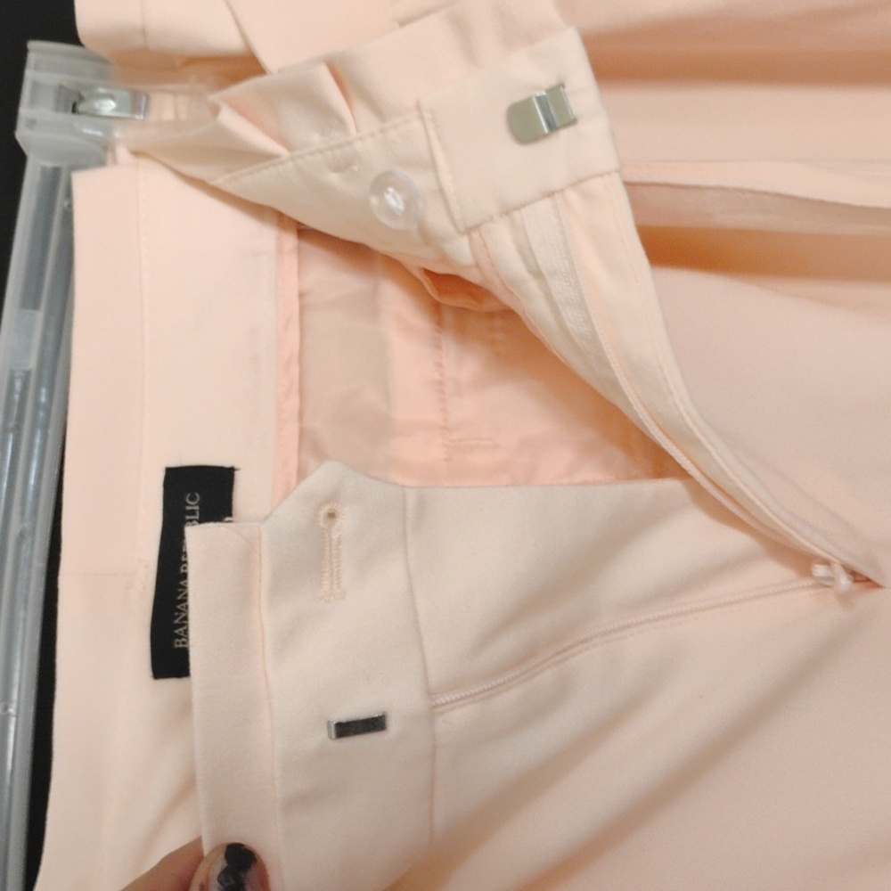 Banana Republic Pink High-Waist Tie Front Shorts - Picture 5 of 6